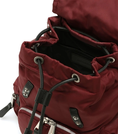 Shop Burberry The Small Rucksack Backpack In Red