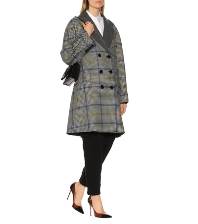 Shop Burberry Double-faced Wool And Cashmere Coat In Grey