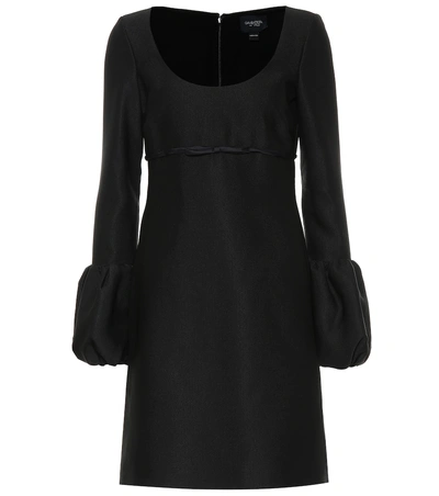 Shop Giambattista Valli Crêpe Minidress In Black