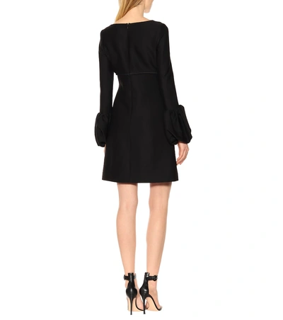 Shop Giambattista Valli Crêpe Minidress In Black