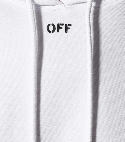 Shop Off-white Cotton Hoodie In White