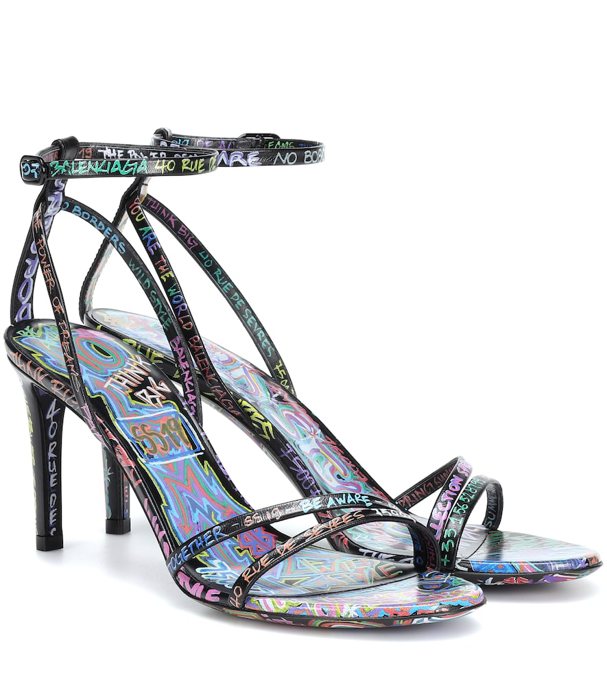 balenciaga graffiti sandals