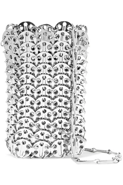 Shop Paco Rabanne Mini 1969 Chainmail Shoulder Bag In Silver