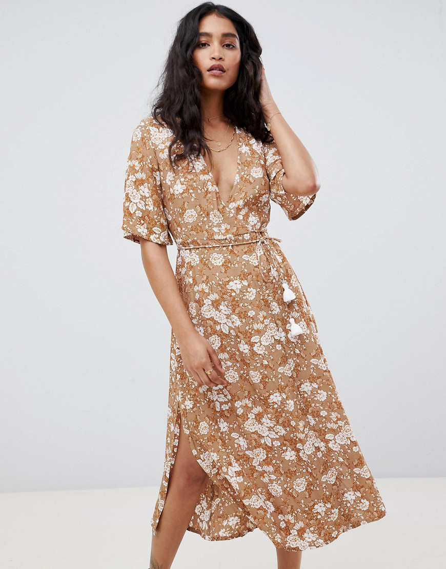 faithfull the brand riviera midi dress