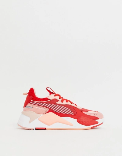Shop Puma Rs-x Toys Red Sneakers - Red