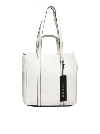 Shop Marc Jacobs The Tag Tote Bag In White