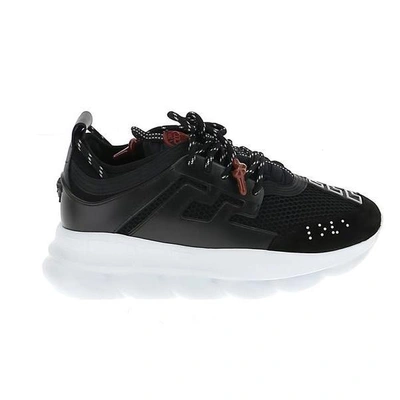 Chain reaction low trainers Versace Black size 40 EU in Other - 36191438