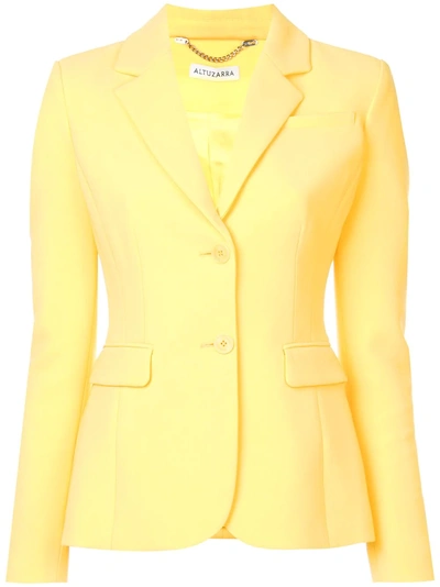 Shop Altuzarra 'fenice' Jacket In Yellow