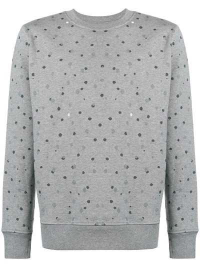 Shop Ps By Paul Smith Ps Paul Smith Paint Splatter Sweatshirt - Grey