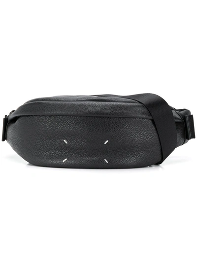 Shop Maison Margiela Textured Belt Bag - Black
