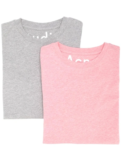 Shop Acne Studios Taline 2-pack T-shirt - Pink