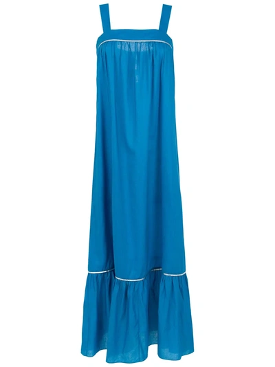 Shop Adriana Degreas Long Dress - Blue