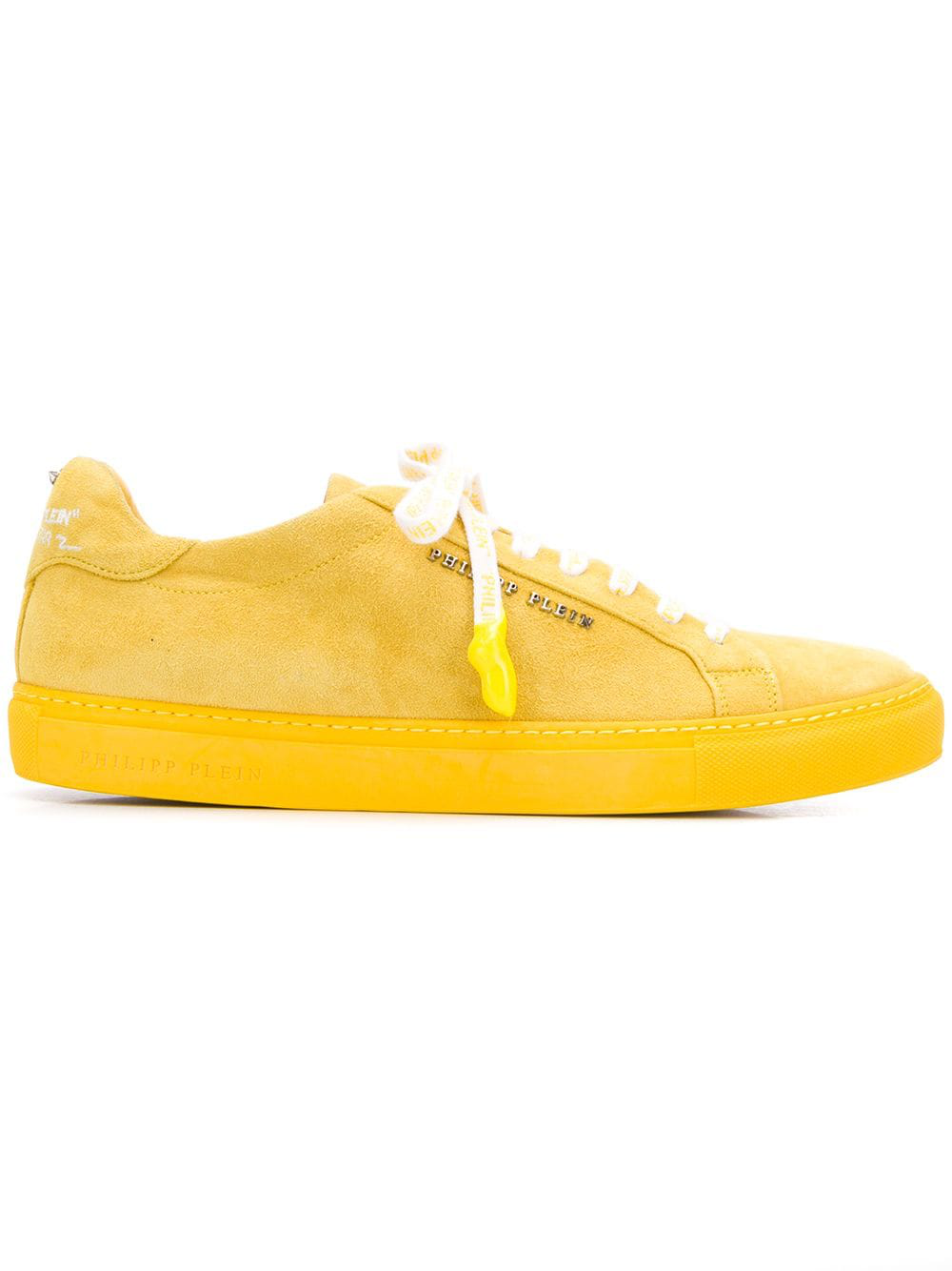 philipp plein yellow sneakers