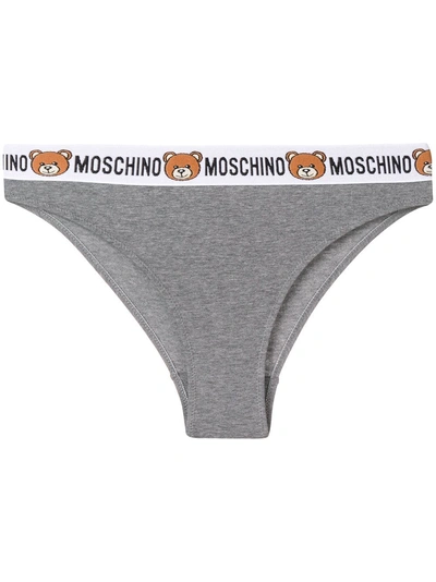 Shop Moschino Teddy Bear Briefs - Grey