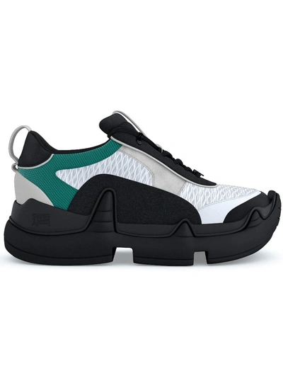 Shop Swear Air Rev. Nitro Sneakers In Black/white/grey/green