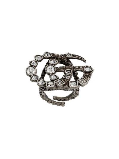 Shop Gucci Double G Ring - Silver