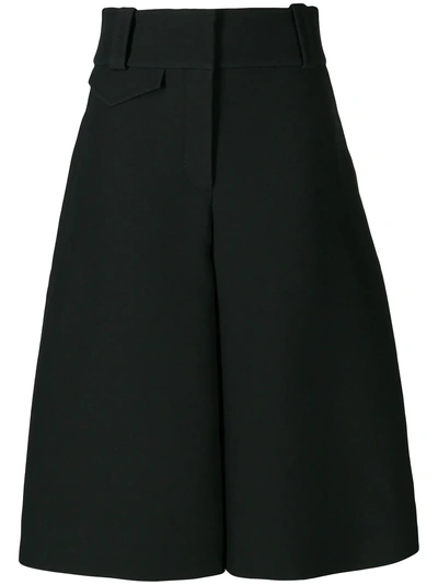 Shop Burberry Tailored Culottes - Black
