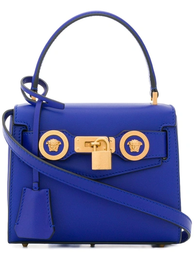 Shop Versace Medusa Mini Bag - Blue