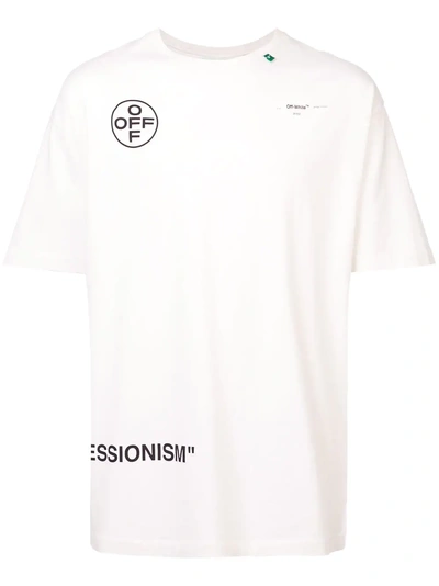 Shop Off-white Impressionism S/s T-shirt In White