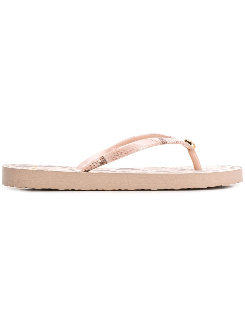 tory burch snakeskin flip flops