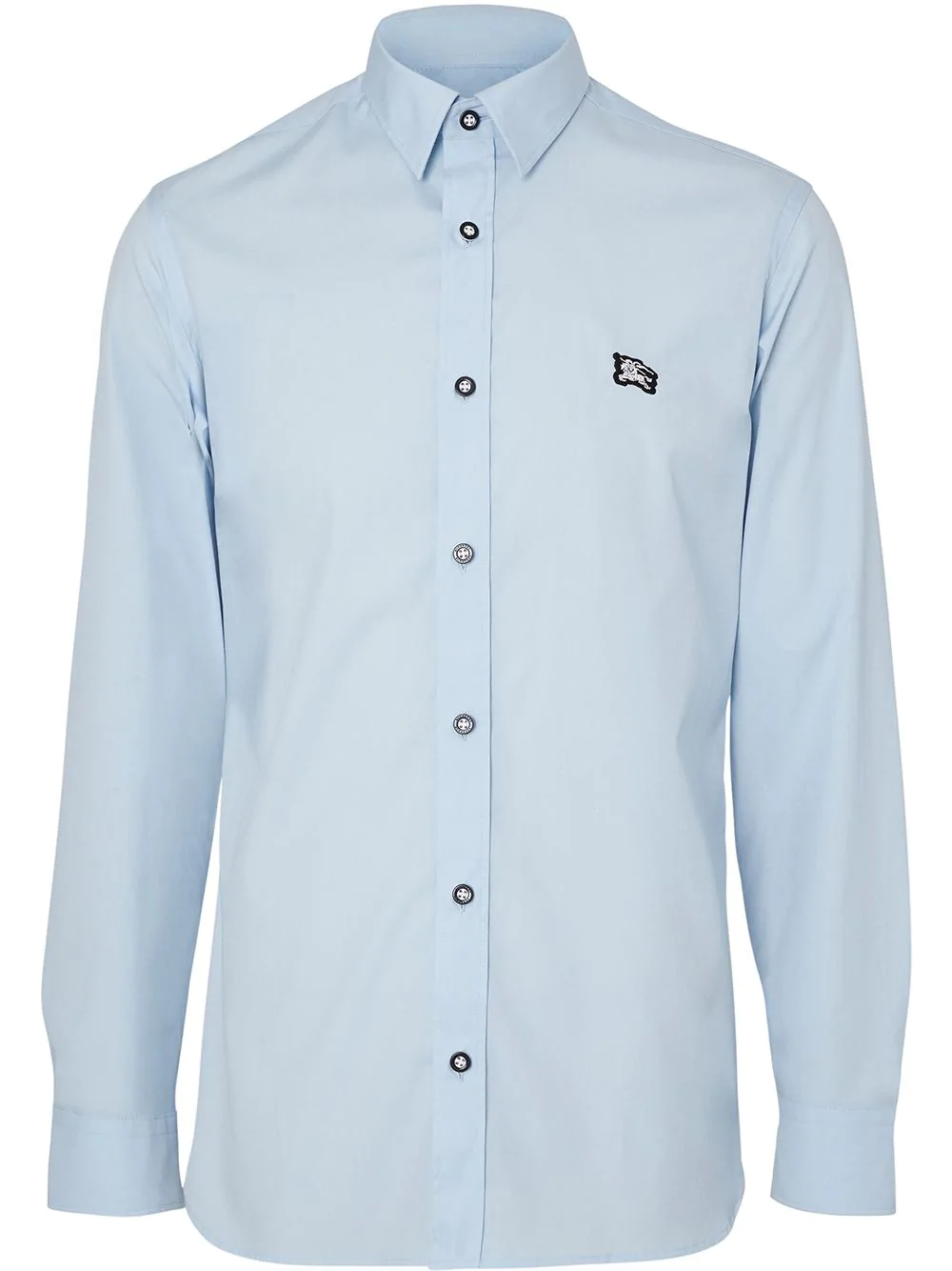 burberry contrast button shirt