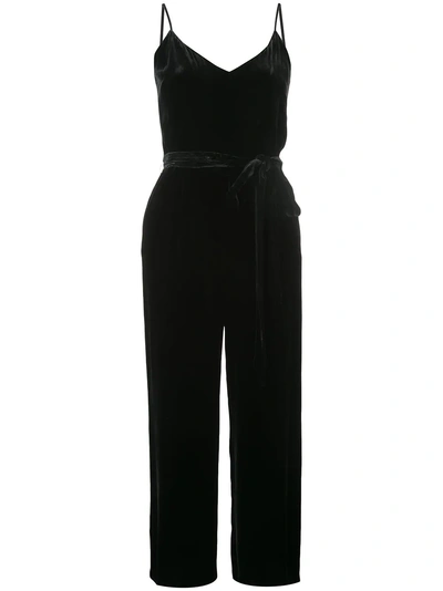 Shop L Agence Sleeveless Jumpsuit In Black