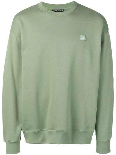 Shop Acne Studios Oversized Sweatshirt - Green
