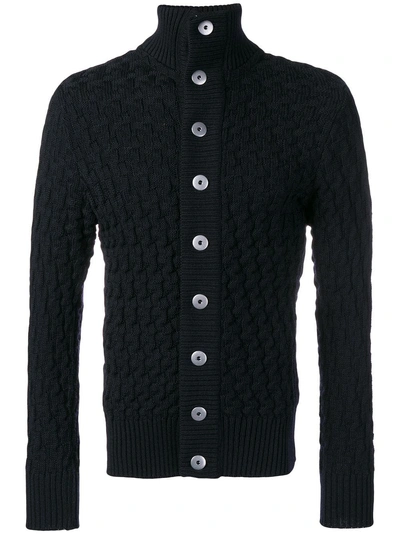 S.n.s Herning Stark Button Cardigan In Blue