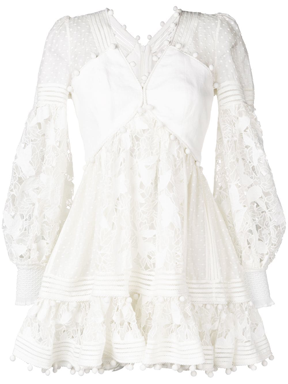zimmermann corsage embellished dress