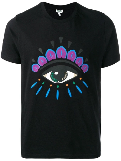 Shop Kenzo Eye T-shirt In Black