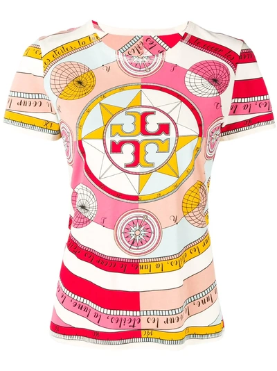 Tory Burch Constellation Print T-shirt - Pink | ModeSens