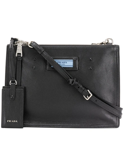 Shop Prada Etiquette Shoulder Bag - Black