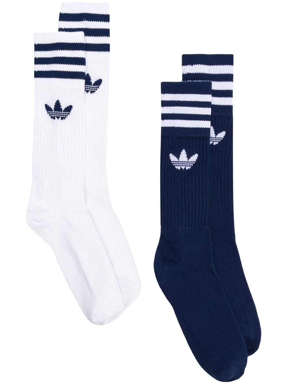 Adidas Originals Adidas Solid Crew Socks (2 Pack) - White | ModeSens