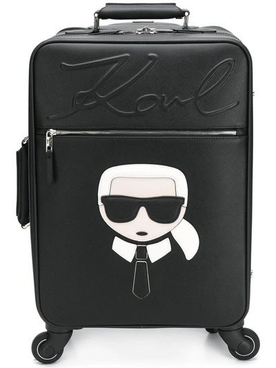 Shop Karl Lagerfeld Ikonik Trolley - Black