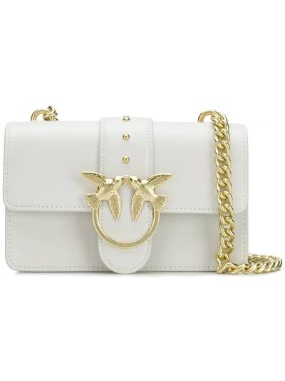Shop Pinko Love Simply Shoulder Bag In White