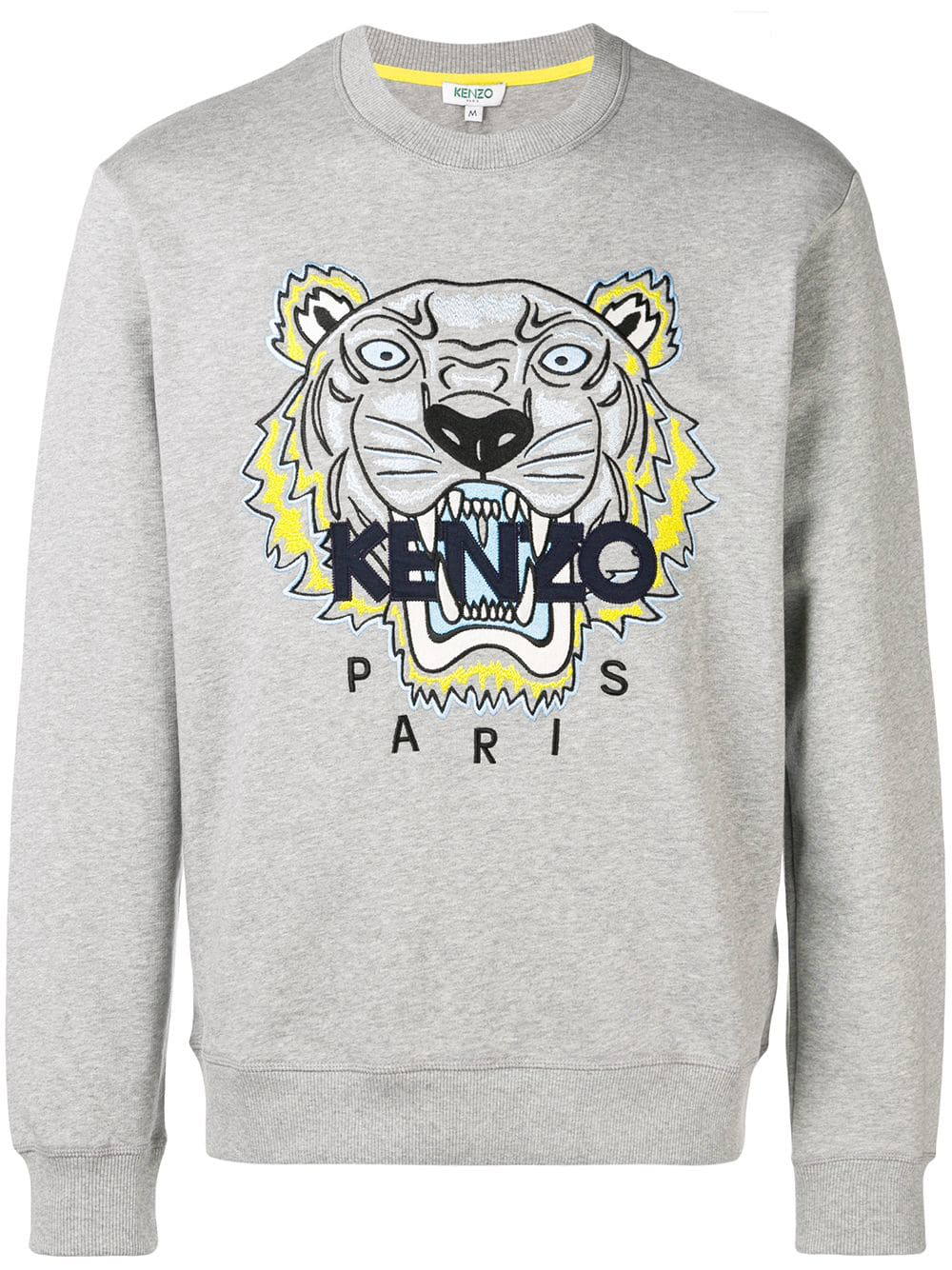 kenzo grey tiger jumper