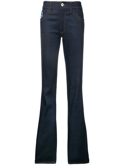 Shop Prada Five Pocket Jeans - Blue