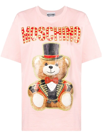 Shop Moschino Toy Bear T-shirt - Pink