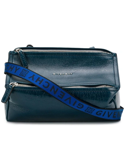 Shop Givenchy Mini 'pandora' Umhängetasche - Blau In Blue