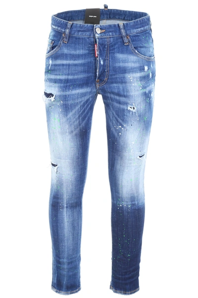 Shop Dsquared2 Skinny Dan Jeans In Blue|blu