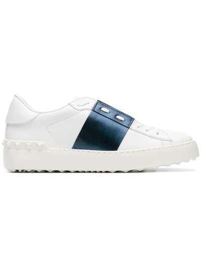 Shop Valentino Garavani 'open' Sneakers - Weiss In White