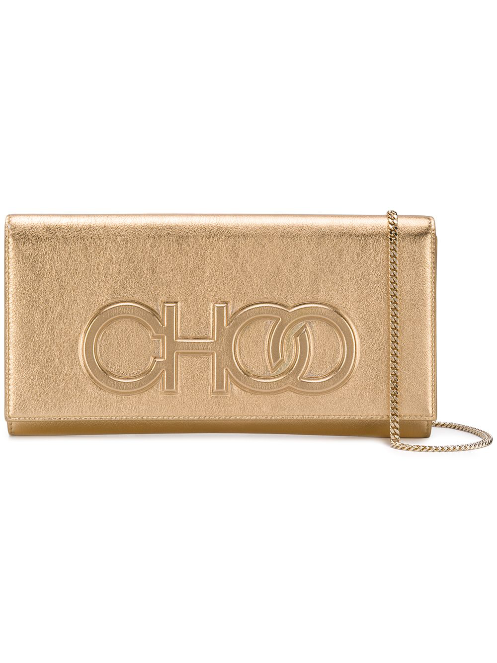 jimmy choo clutch gold