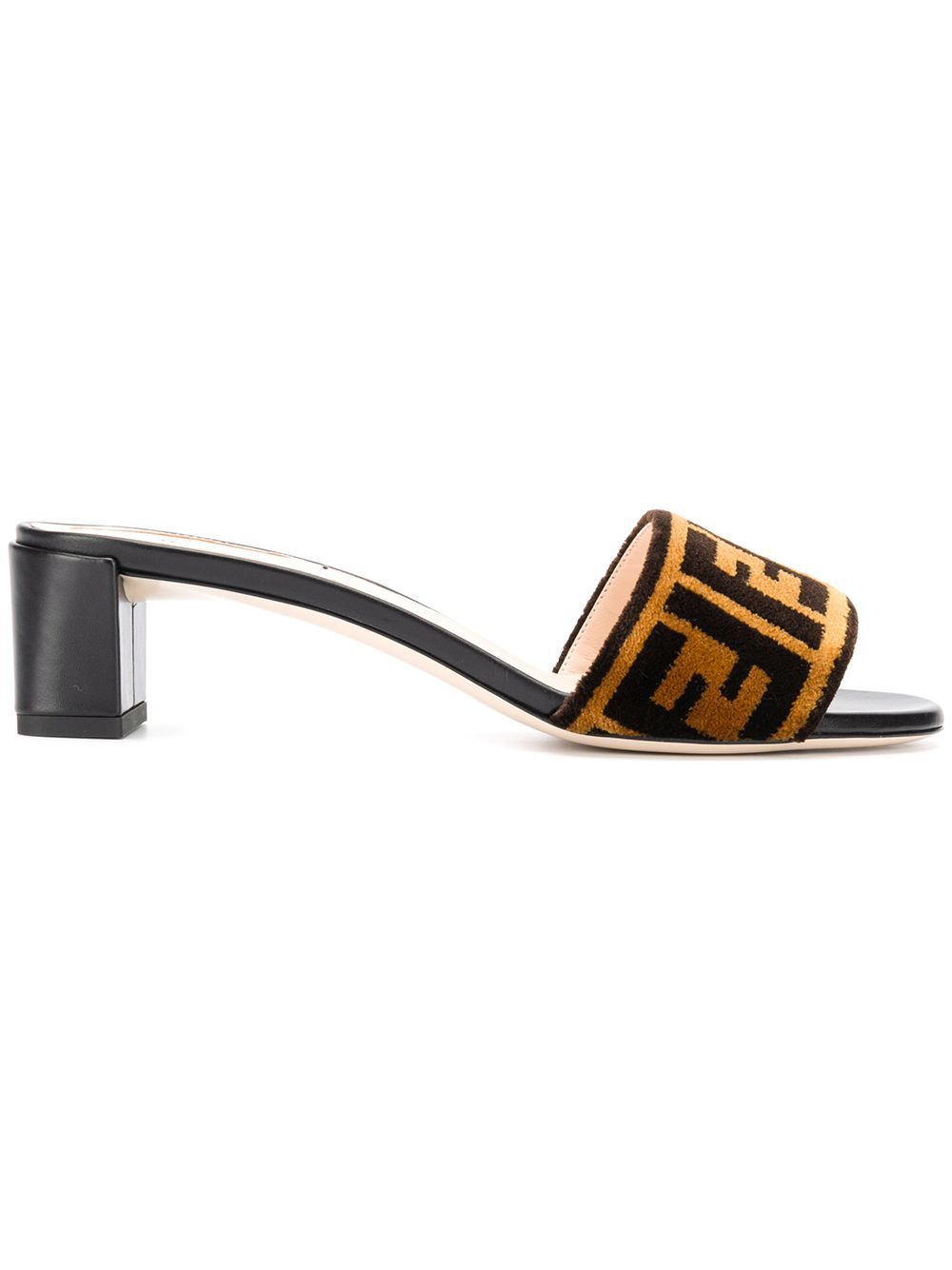 fendi logo mules