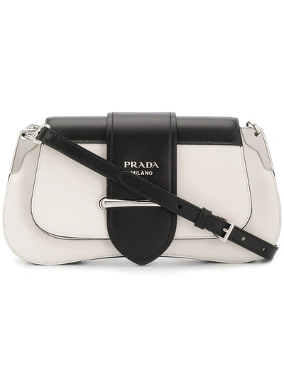 Shop Prada Sidonie Shoulder Bag - White