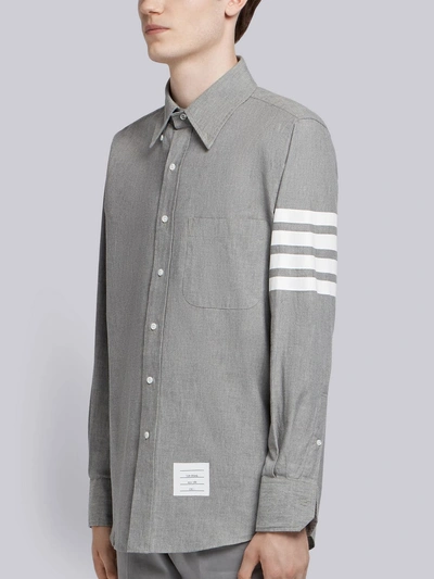 Shop Thom Browne Male In Grey