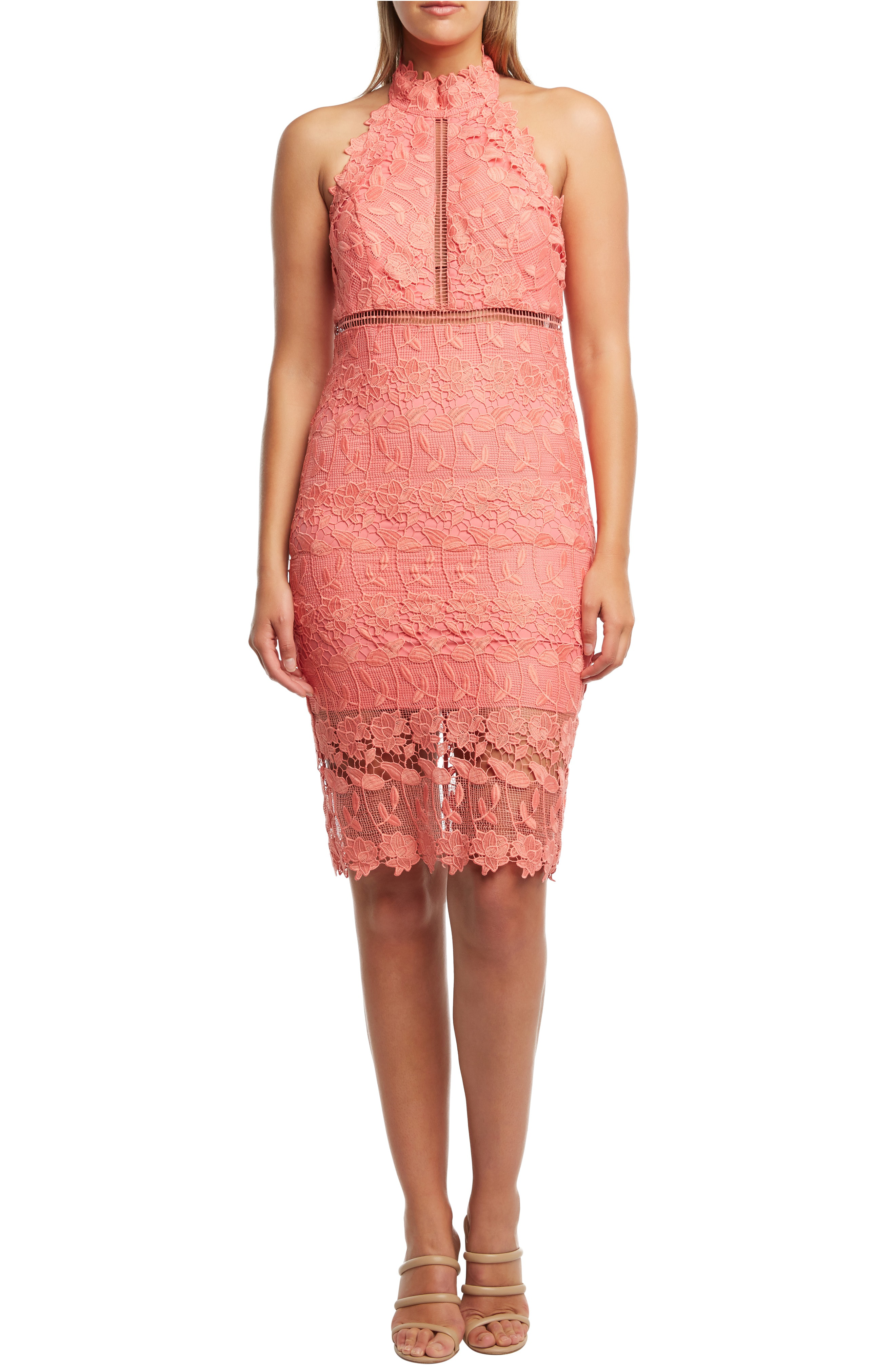 bardot noni halter dress