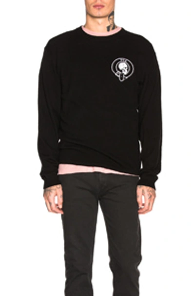 Shop Rta Skull Cashmere Sweater In Black