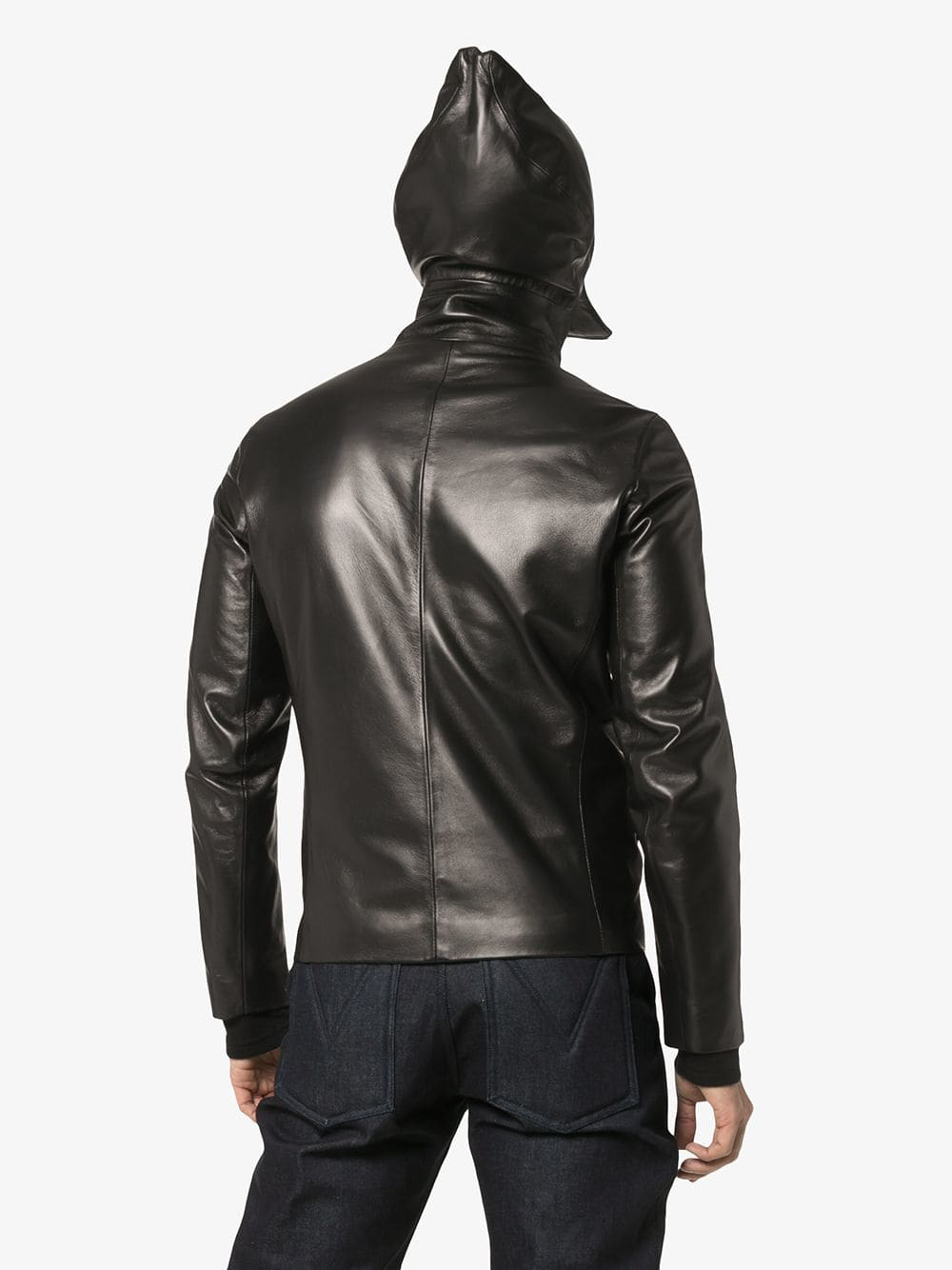 Vexed Generation Ninja Hood Leather Jacket In Black | ModeSens