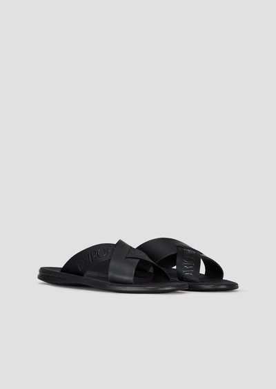 Shop Emporio Armani Sandals - Item 11518718 In Black