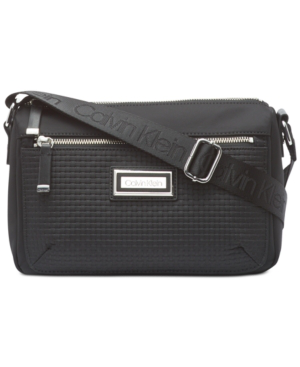 calvin klein nylon crossbody black